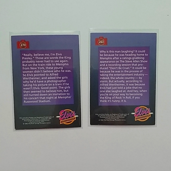 Elvis Presley Vintage Trading Cards 1992 (10) - Picture 8 of 10